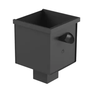 GALECO STAL2 zberný kotlík s hranatým vývodom 80x80